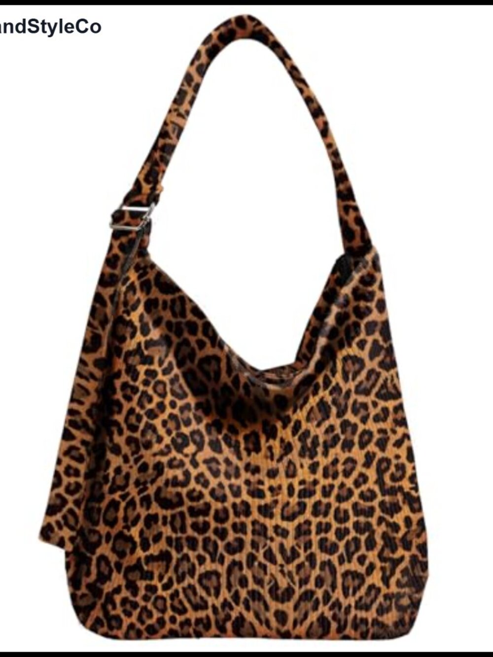 Corduroy Hobo Bag Large Zipper Tote Adjustable Strap Women